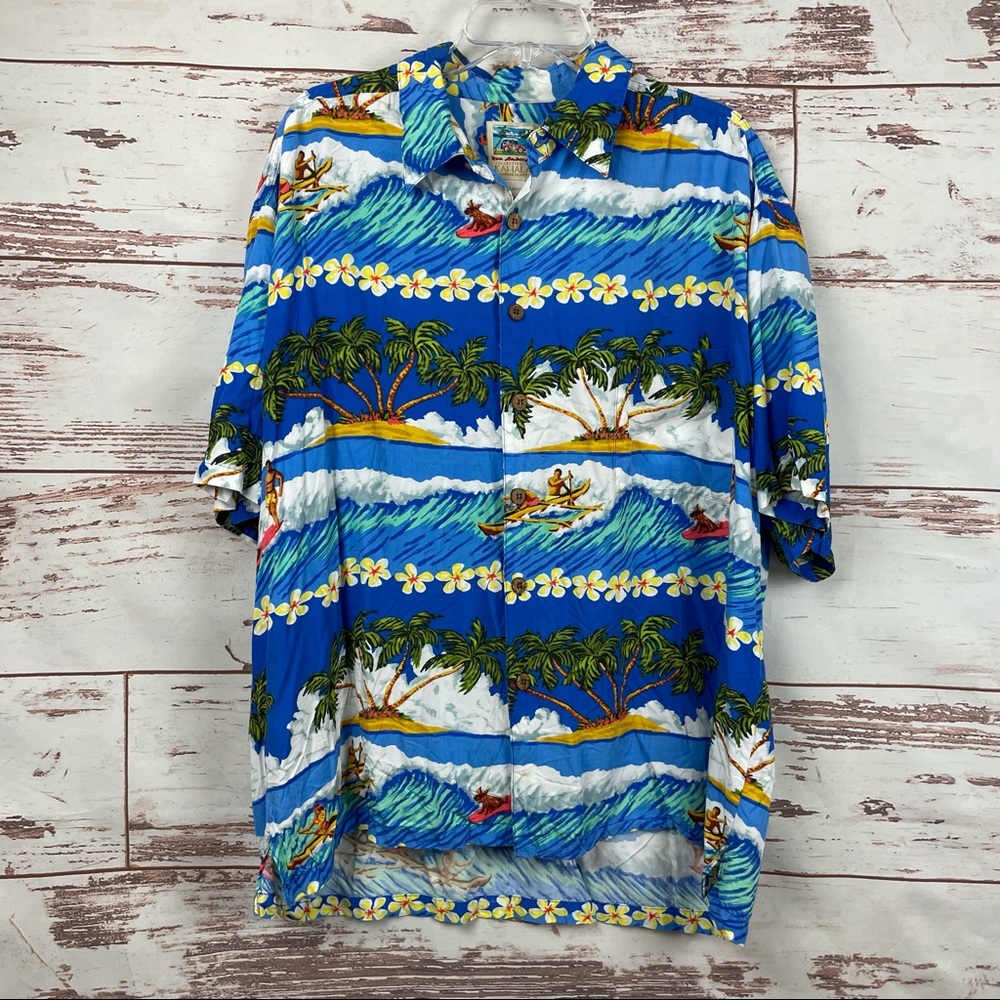 Ron Anderson by Kahala Hawaiian Button Shirt XLarge